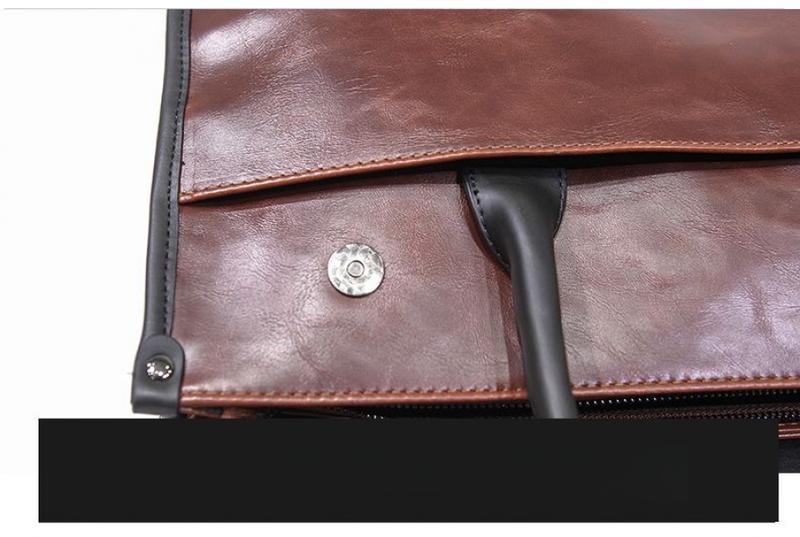 Product Introduction of Fashion Trendy Men's Shoulder Bag Trendy Men's Briefcase Briefcase Ol Men's Handbag New Crossbody Bag 22