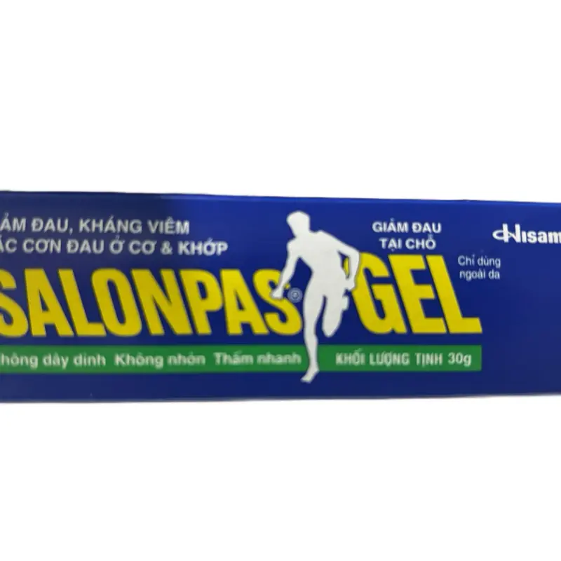 [CHÍNH HÃNG] Salonpas Gel – Gel Bôi Giảm Đau Cơ, Đau Khớp, Viêm Gân, Bong Gân – Tuýp 30g