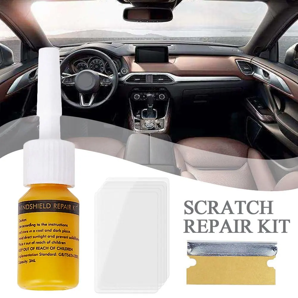 1set UV Glue Optical Clear Glue Window Repair Tool For Repair Long Crack Glass Broken Crack Qucikly Restore Window Or Screen