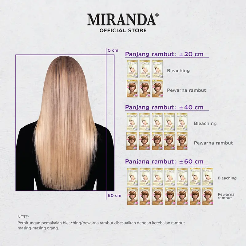 Miranda Hair Color 30ml (isi 3 pcs) 1