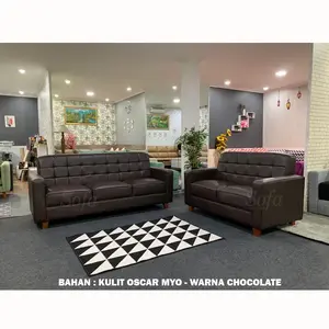 Sofa Ruang Tamu Modesty 32 Seater Sienna Sandaran Smoke