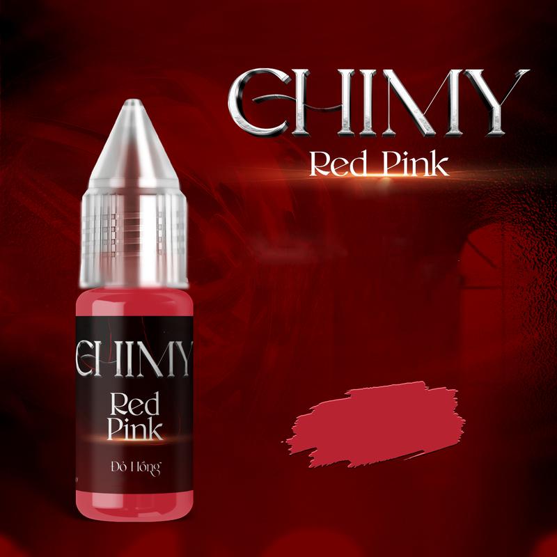  Chimy mực viết bút máy học sinh màu đỏ hồng - chai 7ml 12ml 