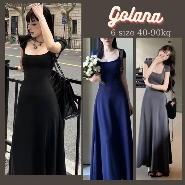 Đầm Body Nữ Tay Ngắn Cổ Vuông, Đầm Nữ Dáng Dài Diamond Dress ( có bigsize) | BigBuy360 - bigbuy360.vn