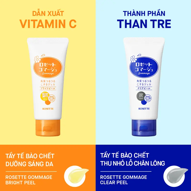 Tẩy Tế Bào Chết Rosette Hỗ Trợ Thu Nhỏ Lỗ Chân Lông Gommage Clear Peel 120G 6