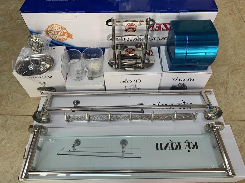 Product Introduction of Bộ phụ kiện 6 món phòng tắm inox 304 cao cấp 19