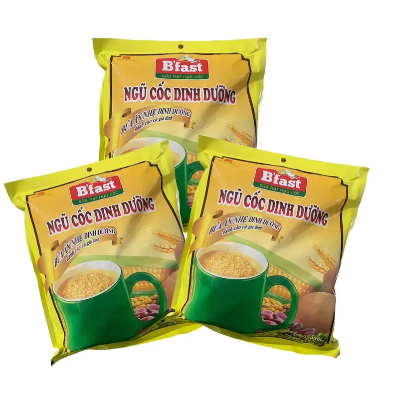Combo 3 bịt Ngũ Cốc Dinh Dưỡng B’fast( 20 gói x 25gram) Hạt Ngũ Cốc Thức Ăn Granola Food 0