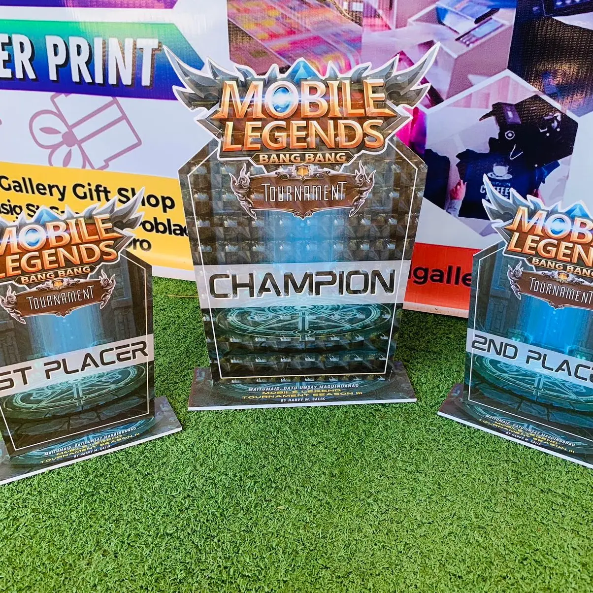 ML MOBILE LEGEND Basketball Volleyball Throphy or Medals, Any sports online or offline