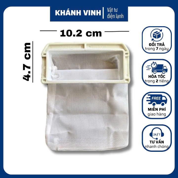 Túi lưới máy giặt PANASONICC vát góc, túi lọc rác máy giặt PANASONICC 0