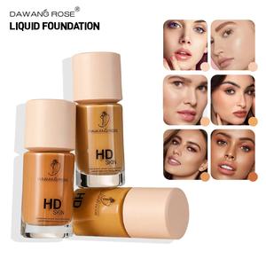 Asas Kulit Realistik, Ketibaan Baru, HD Ultra HD, Menghidrat, Tahan Lama, Melembapkan, Cecair Concealer, Penutup Bintik, Kabus Lembut, Solekan Bogel, LF26