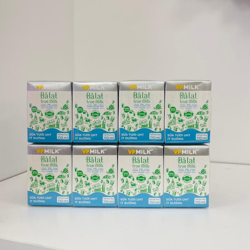   1 thùng 48 hộp  Sữa Tươi Đà Lạt true milk  VP MILK  