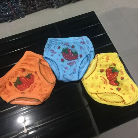 ISI 12PCS Celana Dalam Anak Cewek STRAWBERRY / Cd Anak Murah / Cd Anak Perempuan usia 3-8 th lusinan 3