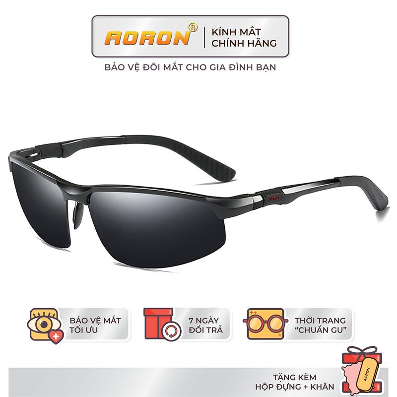Mắt Kính Phân Cực Thể Thao Đổi Màu Chống Chói Đi Nắng Đi Đêm, Kính Râm Nam Nữ Thể Thao Lái Xe, Chạy Bộ, Hoạt Động Ngoài Trời AK041 AORON
