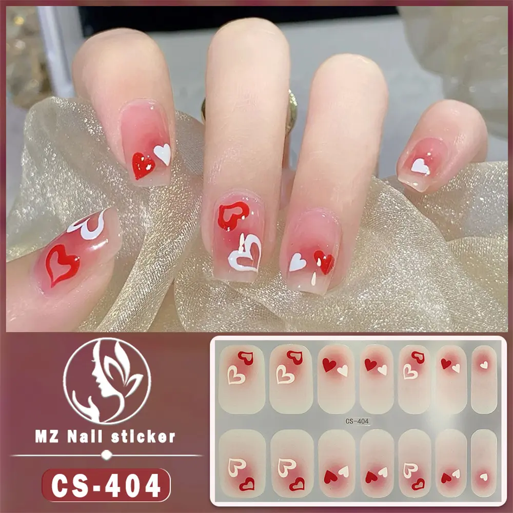 Miếng Dán Nâng Cấp Móng Tay Gel, Chống Thấm Nước Và Bền, Miếng Dán Móng Tay 3D, Màu Trơn Màu Lặp, Màu Chuyển Sắc, Miếng Dán Đầy Đủ Móng Tay, Thiết Kế Xiiifeng