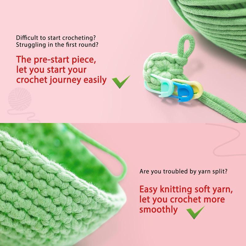 Fox Shaped Crochet Box, 1 Set Crochet Kit for Beginners, Including Accessories, Crochet Tool, Yarn, Filler Cotton, Hook, Sewing Needle, Plastic Eye, Marker Buckle, Instruction & Video Tutorial 6