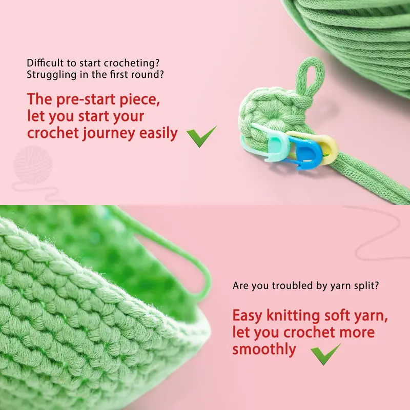 Fox Shaped Crochet Box, 1 Set Crochet Kit for Beginners, Including Accessories, Crochet Tool, Yarn, Filler Cotton, Hook, Sewing Needle, Plastic Eye, Marker Buckle, Instruction & Video Tutorial 6
