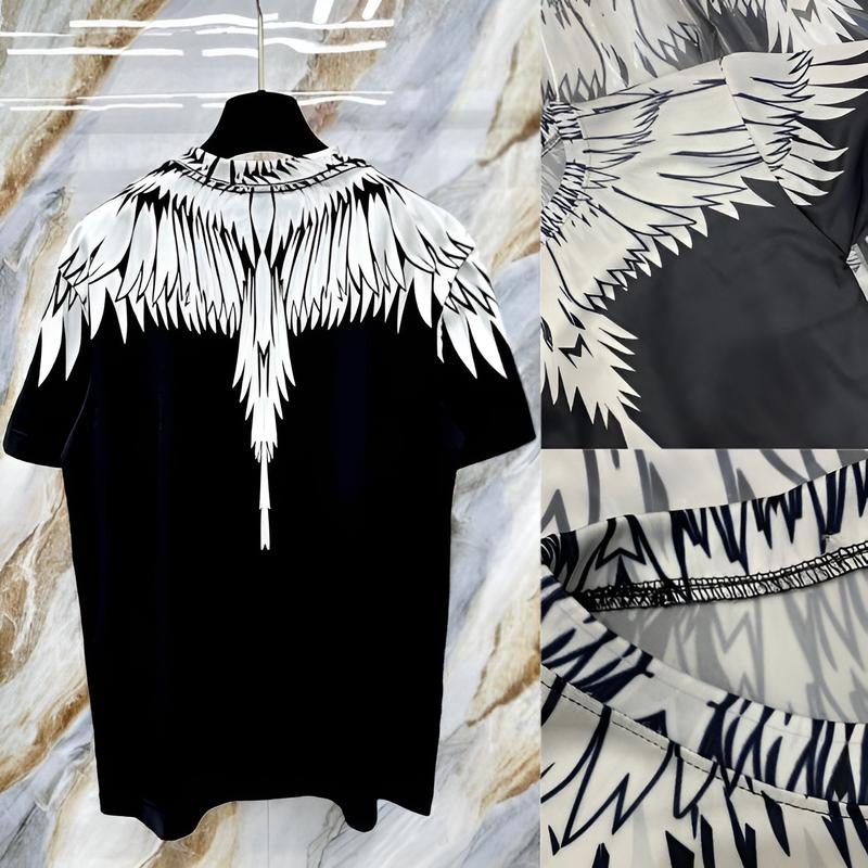 Áo Thun Cánh Đại Bàng Trắng Đen - Áo Burlon Chim Cánh Trắng Phông Nam Nữ 51