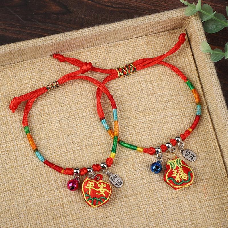 Product Introduction of Creative Chinese Style Dragon Boat Festival Bracelet Zongzi Pendent Adjustable Braided Hand Ropes Ethnic Handmade Colored Bracelet Lovers 8