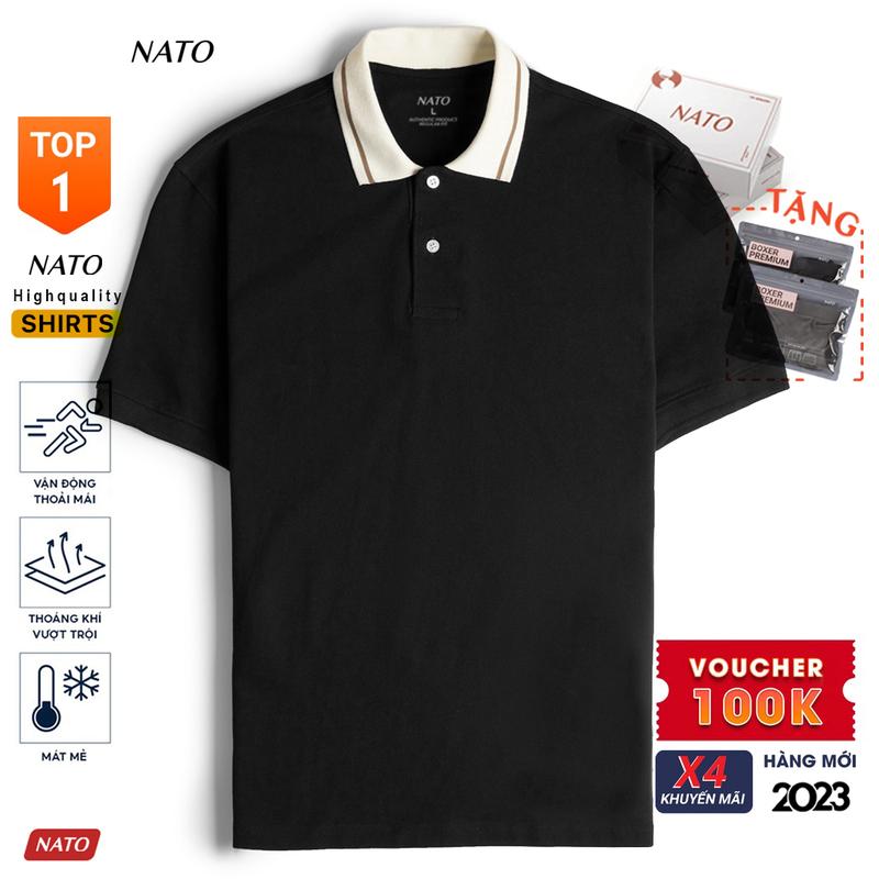 Áo Thun Polo Nam UGO Vải Cotton Cá Sấu Cao Cấp Đẹp Xịn Tay Ngắn Có Cổ Màu Trắng Đen Đỏ Xanh Navy Trơn Họa Tiết NATO Menswear Ngắn Tay Cộc Tay Shirt