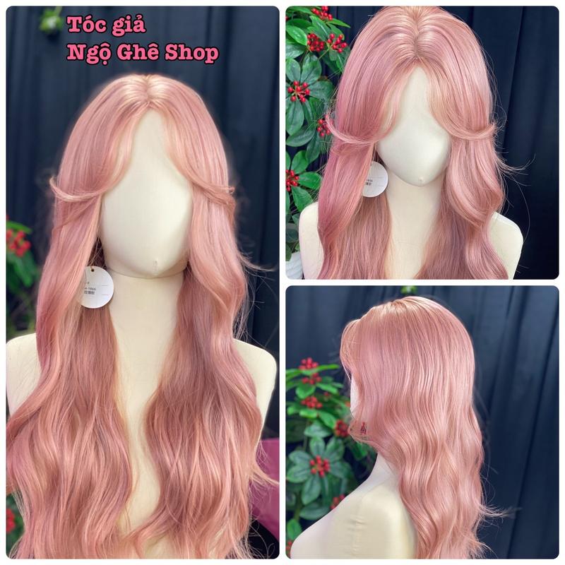 Tóc giả nguyên đầu 2 mái MM1866, tặng dưỡng vs lưới