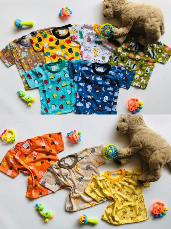 PAKET BAJU ANAK 100 RIBU DAPAT 5 PCS SIZE KECIL Motif Setelan Fashion 3