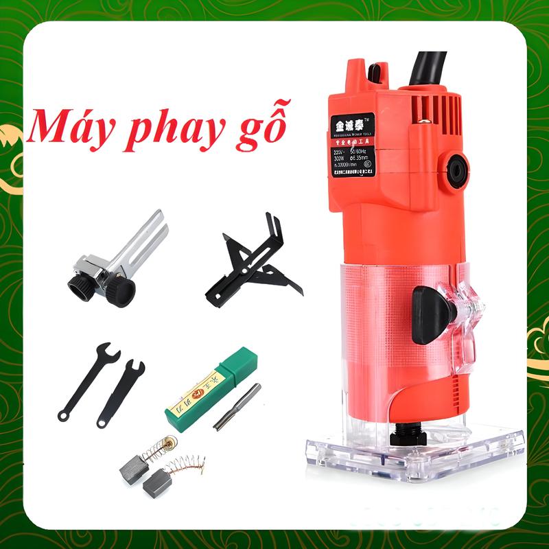 Máy Soi Alu 800W máy phay gỗ cầm tay mini tặng kèm phụ kiện _ Nhật Việt official
