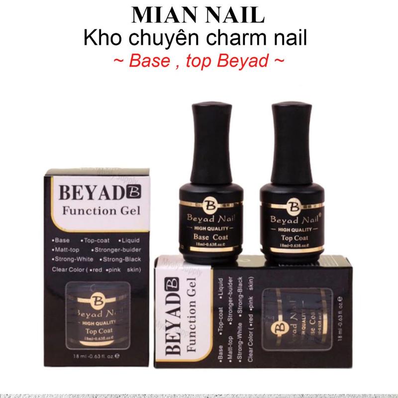 Base top Beyad chính hãng sơn gel liên kết và top phủ rất bền và bóng 18ml
