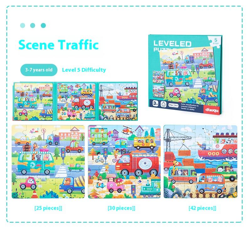 Product Introduction of Advanced Magnetic Puzzle 3-6 Years Old, Baby and Child Early Education Educational Toys Magnetic Puzzle Book 9