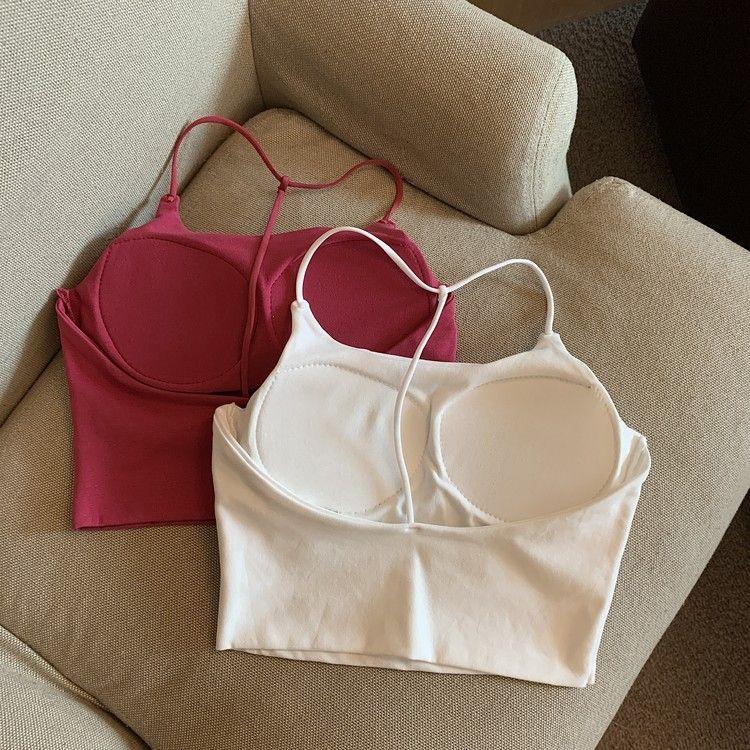 Product Introduction of Áo Vest Hai Dây Nhỏ Lưng Đẹp Cô Gái Nóng Bỏng Thuần Khiết, Đệm Ngực Nữ, Có Thể Mặc Ngoài Trời Và Trong, Thiết Kế Hở Lưng Mỏng, Áo Mặc Trong, Năm 2025 17