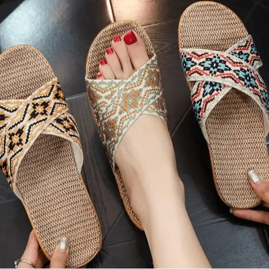 Form dài giảm 1 size -DÉP CÓI đi biển, đi chơi, đi trong nhà chống trơn trượt, họa tiết xinh xắn DE52 DéP Nữ Shoes GiàY 5