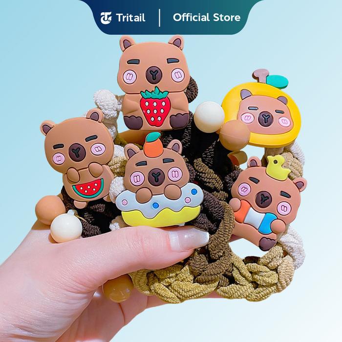 Gambar Tritail - Kunciran Ikat Rambut Anak Fashion Model Kapibara Karet Kepang Elastis - RANDOM dari Tritail Kota Administrasi Jakarta Utara 5 Tokopedia