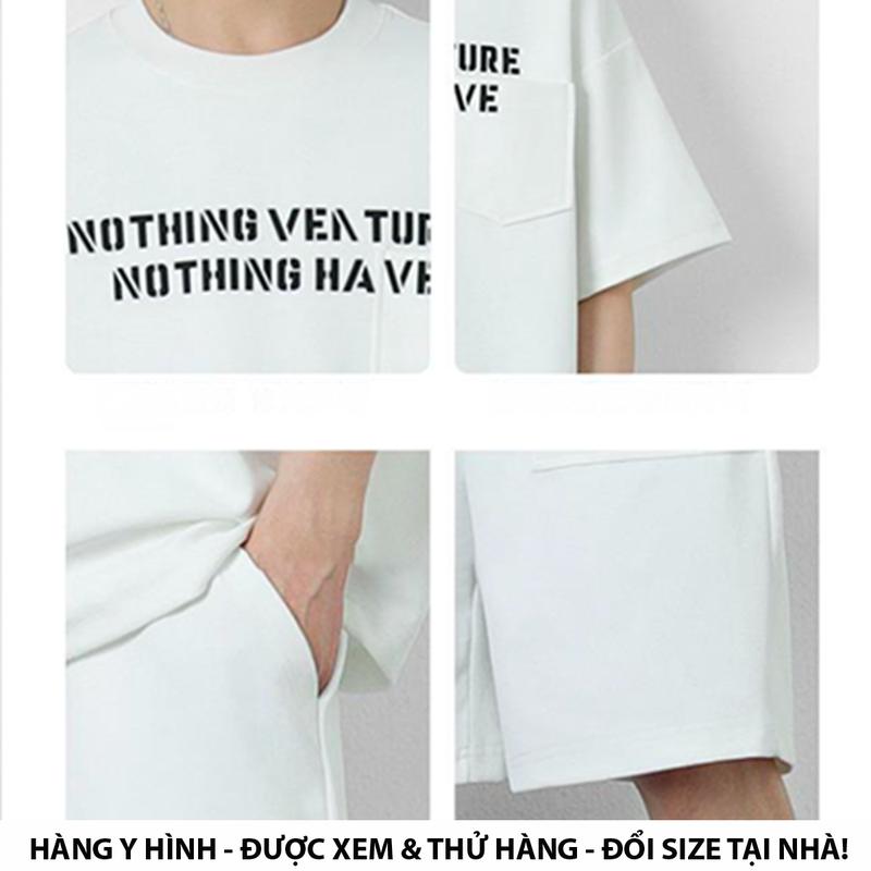 Bộ Đồ Nam Nữ Fox| Bộ hè nam big size 115kg Phong Cách Thể Thao| Đồ bộ Quần Áo mặc nhà chất cá sấu Hàn  Cao Cấp- Mã T1 Menswear Cotton Sơ Mi 6