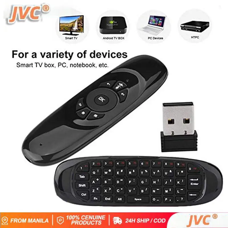 TV Fly Air Mouse Keyboard 2.4Ghz 6-axis Sensor Backlit Dual-sided Remote Control 3-in-1 Keyboard Wireless Remote Control Gyroscope Android TV Controller  for Windows/Mac OS/Linux/Andro
