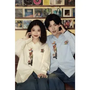 [ready stock]CHICMORE atasan kemeja wanita model unik terbaru dengan lengan panjang dan saku cantik