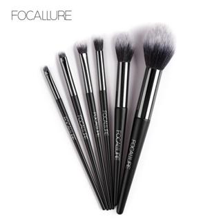 Bộ 6 Cọ Trang Điểm Focallure Đa Năng, Lông Cọ Mềm, Nhỏ Gọn, Tiện Lợi Bỏ Túi, Thích Hợp Đem Đi Du Lịch Cosmetic Mỹ Phẩm Nữ Mascara 4