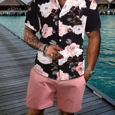 Summer Outfits Bohemian Attire Male Shorts Mens Vacation Outfits