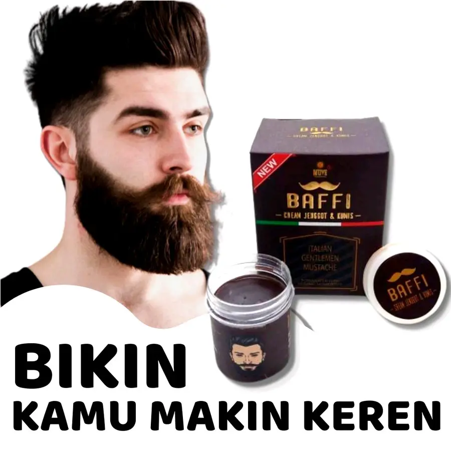 Baffi cream ilatian penumbuh alis jenggot kumis baffi cream penumbuh jamban bulu kaki