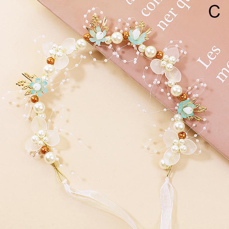 cài tóc Cô Dâu Bohemian, Phụ Kiện Đội Đầu Cô Dâu, Vòng Hoa, Vòng Hoa, Băng Đô, Bờm Tóc, dành cho bé gái mùa xuân, quà tặng trẻ em, [Lww] 7