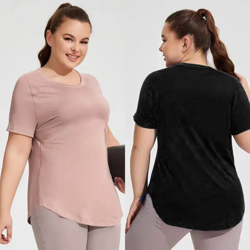 XYX 40-135kg Elastic Sport Jersey Tops Muslimah Sports Shirt Long Sleeve Loose Cutting Women Hiking Yoga Fitness Netball Stetchable Shirt Short Sleeve Casual Quick Dry T-shirt