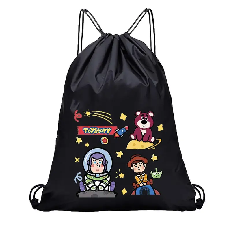 Tas Serut Hitam - Stringbag Perempuan Lucu Toy Story | Devva.id 0