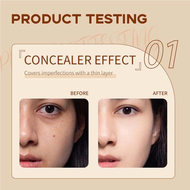 Product Introduction of Exclusive for Cross-Border Moisturizing Brightening Concealer Foundation Natural Long Lasting Oil Control BB Cream Waterproof Smear-Proof European and American Shading Powder 11