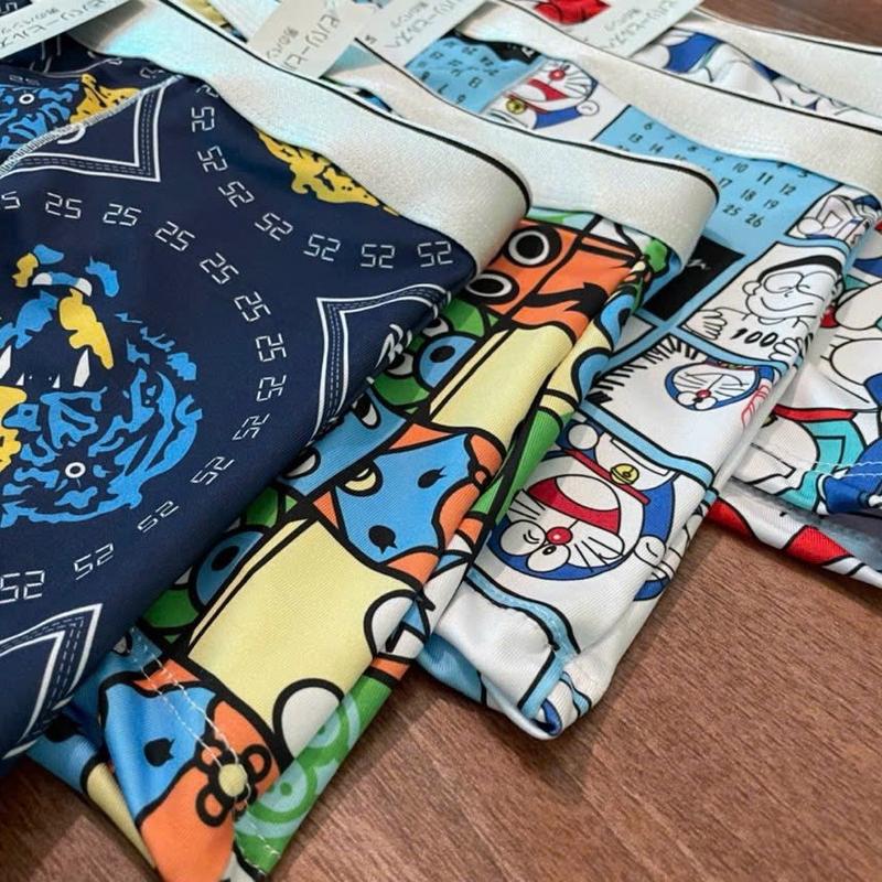 Combo  3-5quần sịp đùi nam hoạt hình rễ Thương  mẫu  random