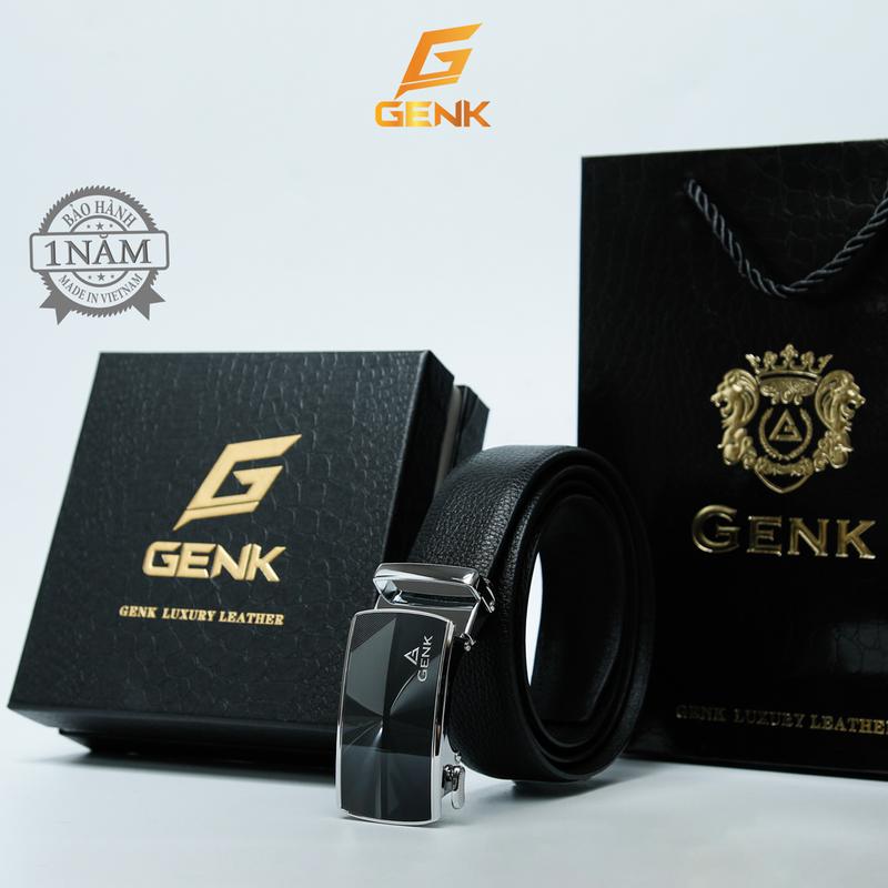 Thắt Lưng Dây Nịt Nam Da Luxury Thương Hiệu Genk-GDLux03 Voi