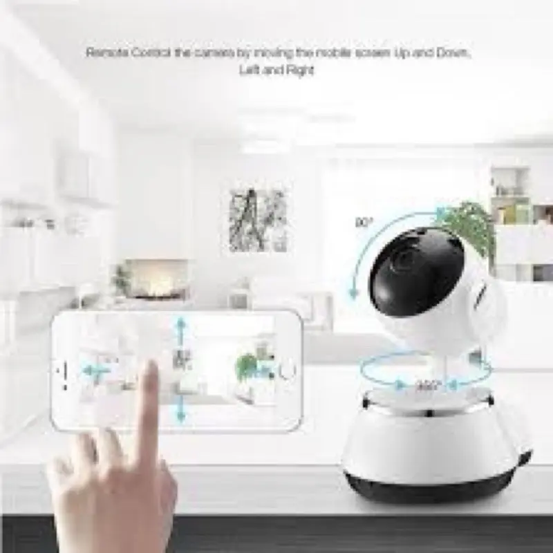 CAMERA CCTV SMART NET CT V380 Q6 Wifi HD 720 P/Camera CC TV Wireless Portable Jarak Jauh Kamera Ponsel 6