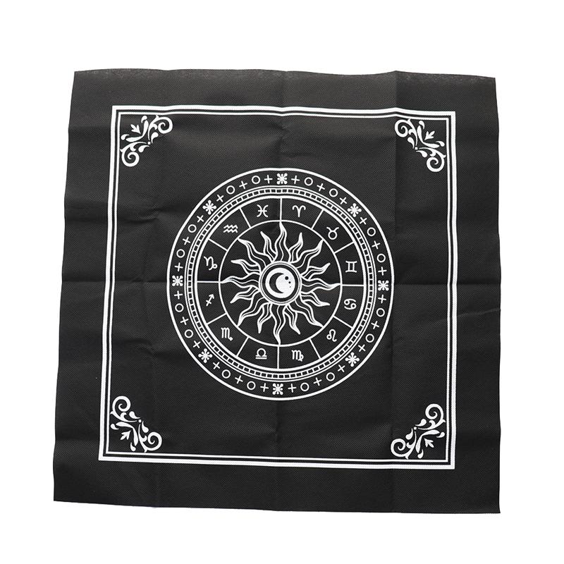 Product Introduction of Khăn trải bàn Tarot, với Lenormand, Con Lắc và Rune, Đệm thẻ Tarot, Vải cho phép bói toán 10