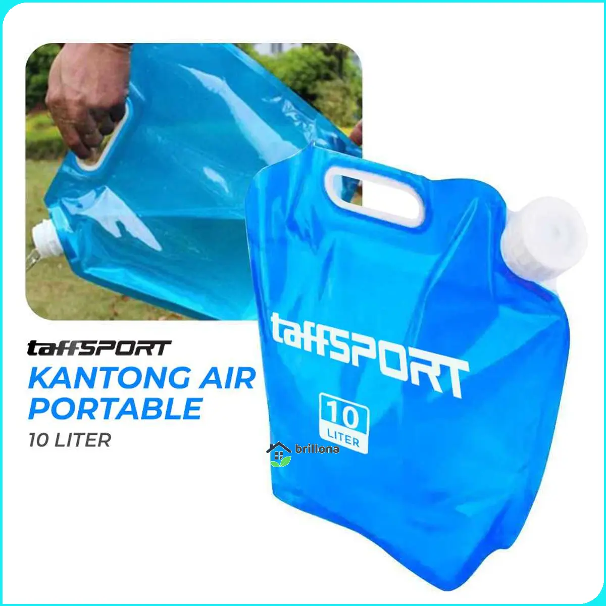 TaffSPORT Kantong Air Minum Portable Camping Water Storage 10L - ZDSD0