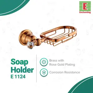 Tempat Sabun Soap Holder Europe Enchanting E1124 Rose Gold