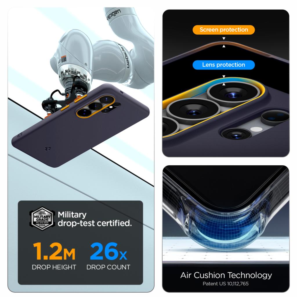 Spigen Galaxy S26 Case Magsafe Nano Pop MagFit - Blueberry Navy ACS11065