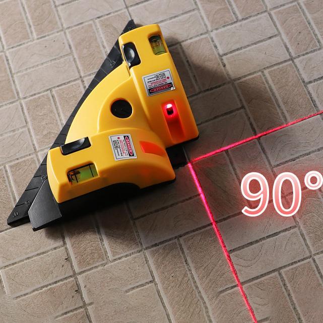 Thước đo Laser ke góc vuông đa năng - Máy đo góc Laser mini - Thước ke góc vuông laser