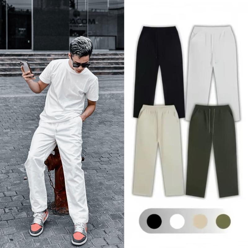 SONOMEN - Quần Kaki Cạp Chun Nam Nữ, Fom Dáng Baggy, Vải Kaki Mền Mại Thoáng Mát - Sơn Tóc Bạc Store Menswear Có Túi