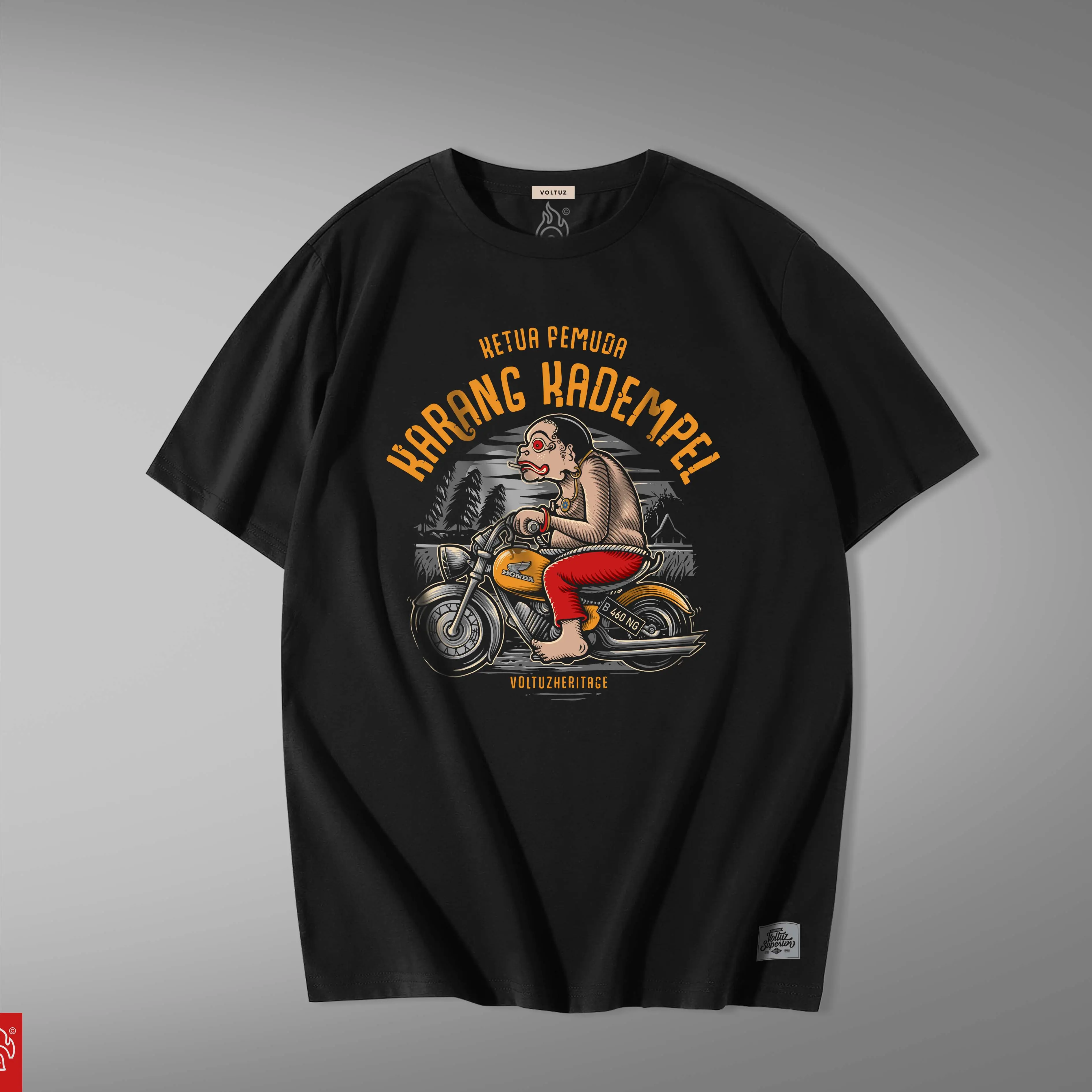 Kaos Budaya Bagong Ketua Pemuda Karang Kadempel Original Voltuz Heritage Koas Budaya  Pria Baju Oblong Kaos Wayang Distro Polos